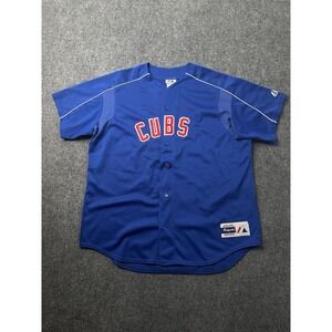 Mens Jersey Baseball Majestic Chicago Cubs #15 José Hernández Blue, Size XL
